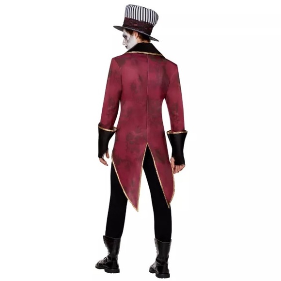 NWT Spirit Halloween Adult Large Sinister Ringmaster Complete Costume Circus New - Picture 2 of 7